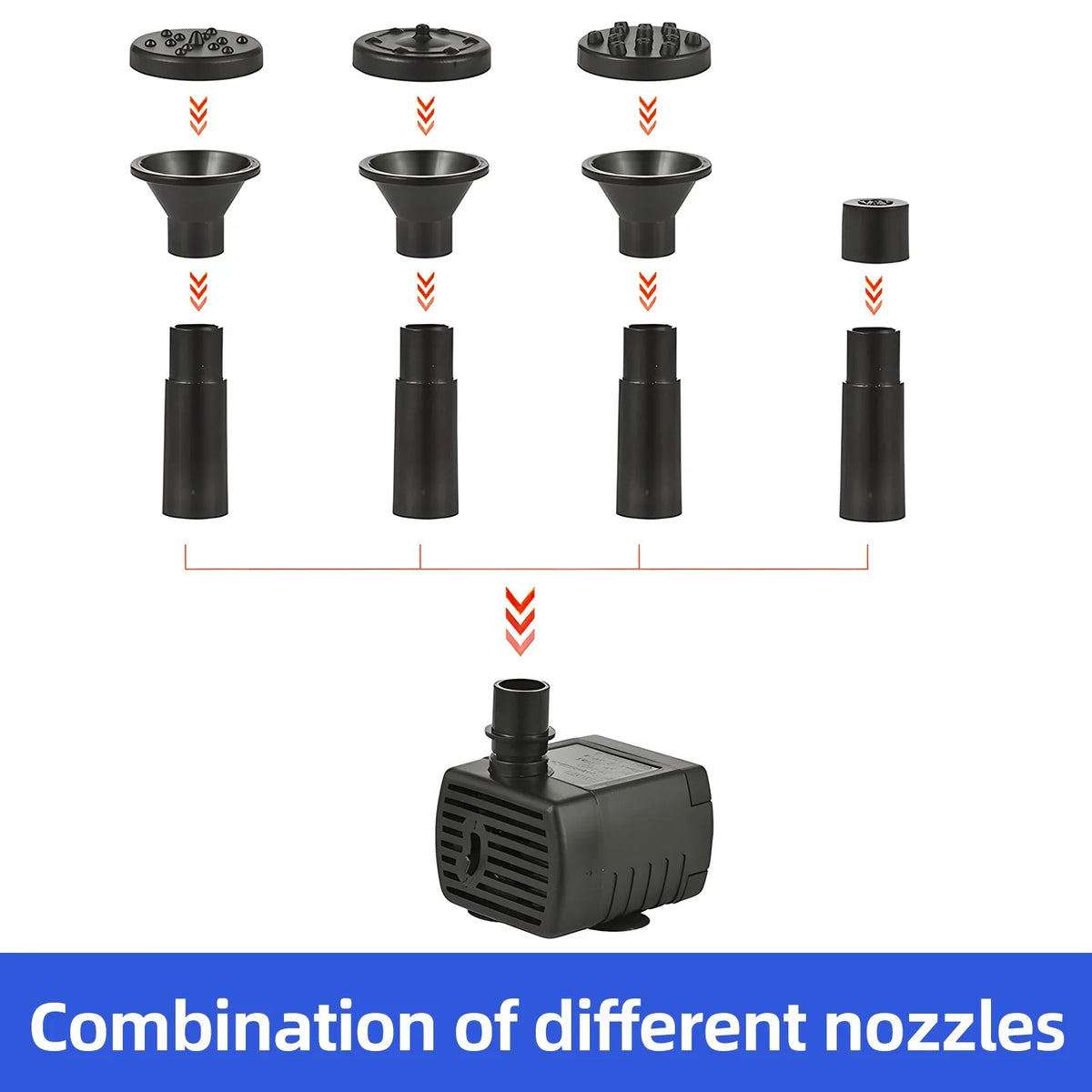 Solar Powered Powered And Pond Pipe liquid PumpHuiop Fountain,Stakes Stakes liquid Pond Arealer liquid 8 Pond/pool/fish Solar Powered 9.84ft Pump Solar Nozzles 9.84ft And 160l/hRate Nozzles