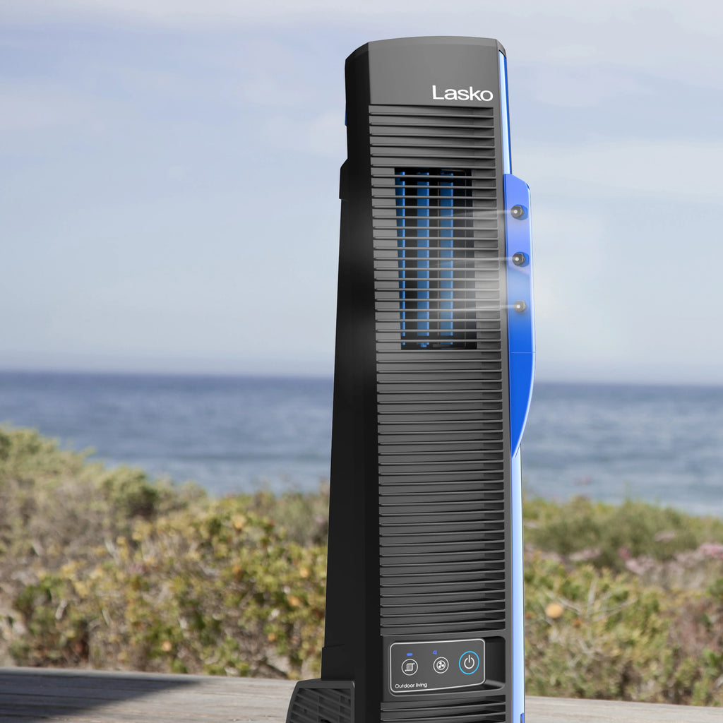 42” 4 Misto Speeds, Power Foot Black Misting 10 with Lasko Fan exterior YF300, Cord, Tower