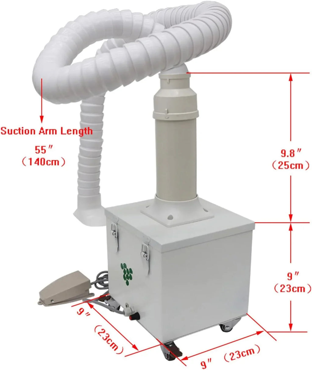 Extractor Purifier Welding Switch Smoke Foot with Dry Fume Portable 12V Welding Purifier Smoke