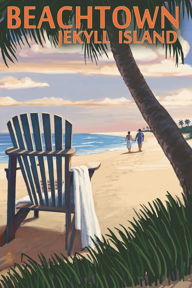 500 Jekyll Adirondack in Jigsaw Beach Island, Made Premium (19x27 Adults for Piece USA) inches, on Chair Puzzle the Beachtown, and Family, Georgia,