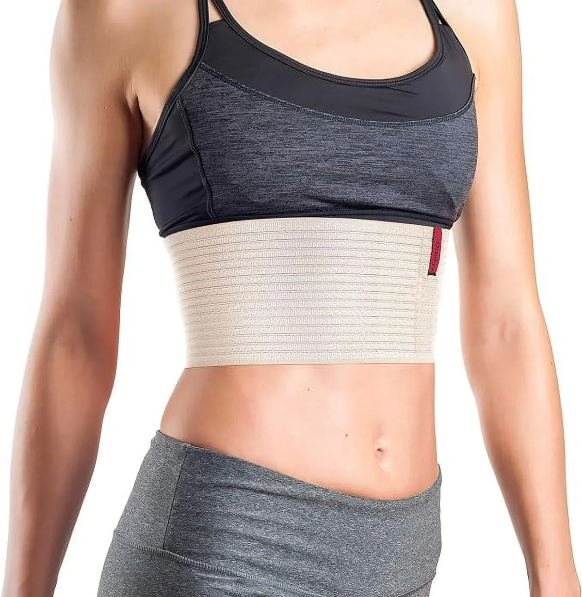 Wrap dimension Rib Belt ORTONYX Rehabilitation - Broken Comppression Beige Support 6.25" Dislocated / Cracked, Fractured, Post-Surgery of Unisex Plus ACOX5226-BG-3XL Chest Elastic Ribs Aid - Brace 3XL