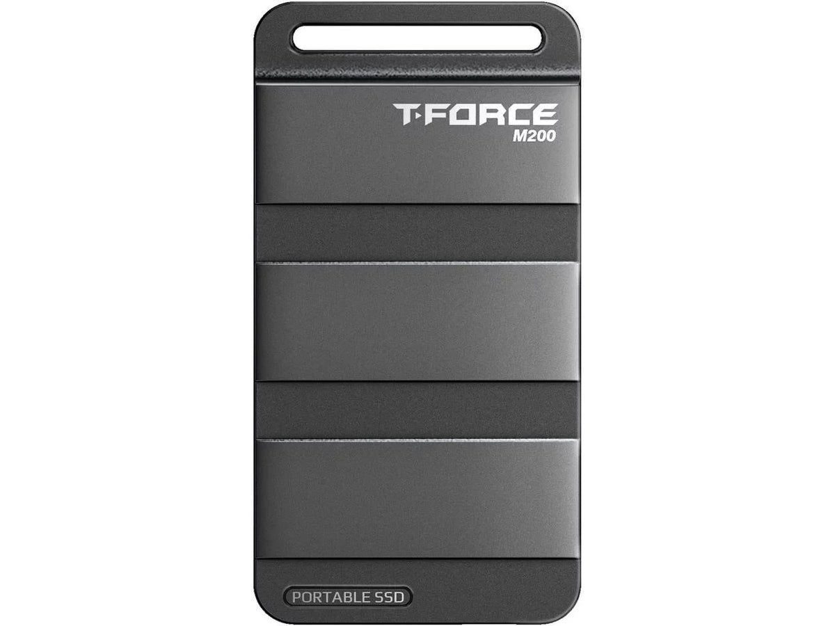 4TB PS5 T-FORCE M200 USB3.2 Compatible SSD Chrome & Read/Write 2x2 Portable 2000MB/s Xbox with Group Type-C, (T8FED9500G0C102) Gen OS & Team