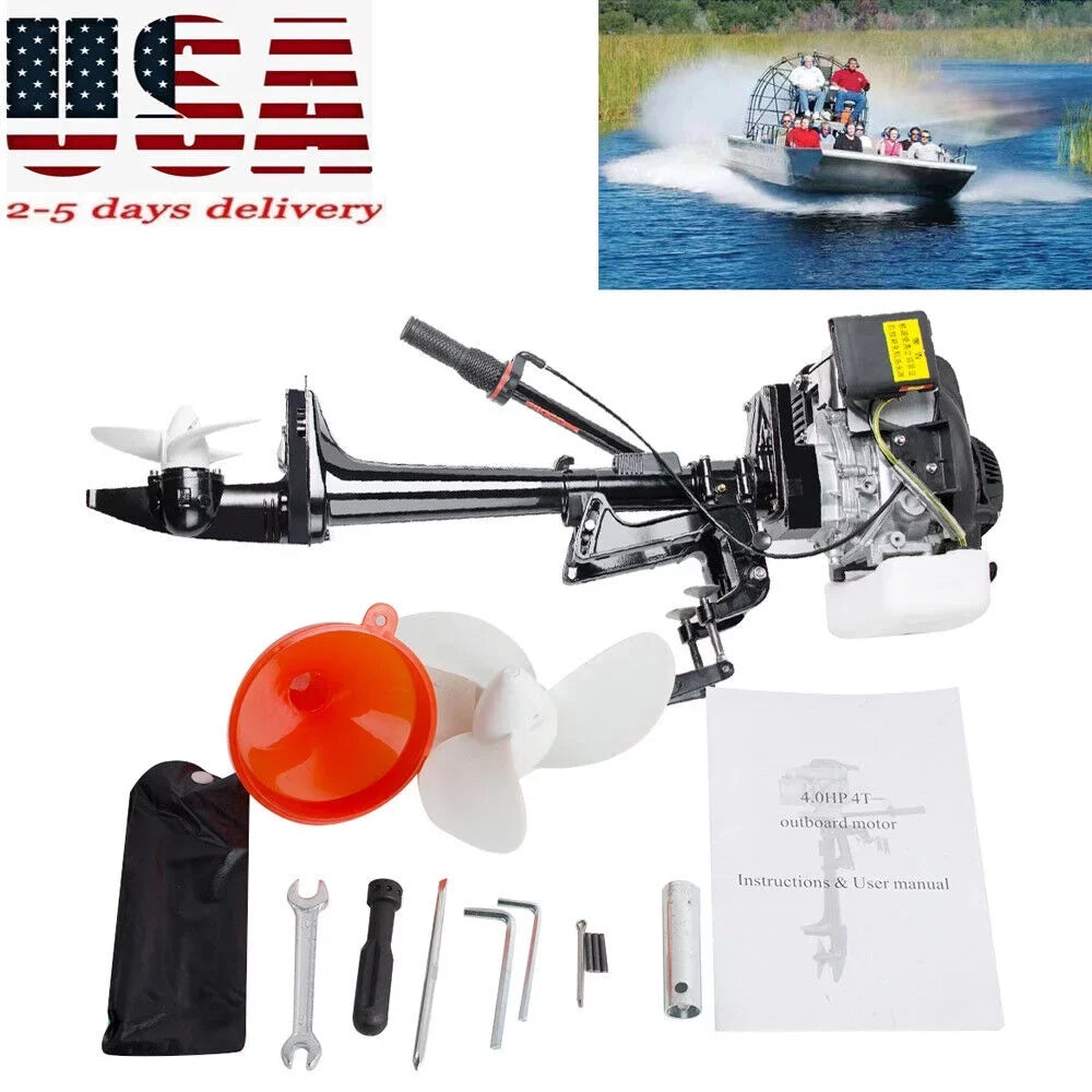 3.6 Air HP 4 Motor With System Stroke Cooling Engine Machine 55CC Boat Outboard