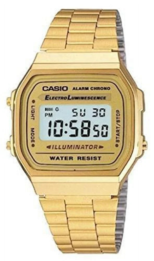 Sport A168WG-9W Digital Light Watch Alarm A168WG Gold Eliminator A168WG-9