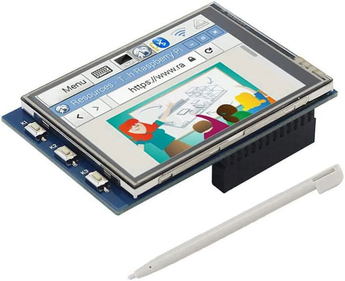 Compatible Pan with TFT Interface 2.8 Touch with Touch inch Pi 4B /3B+ Raspberry SPI Screen TFT Display Treedix Screen Resistance LCD Color