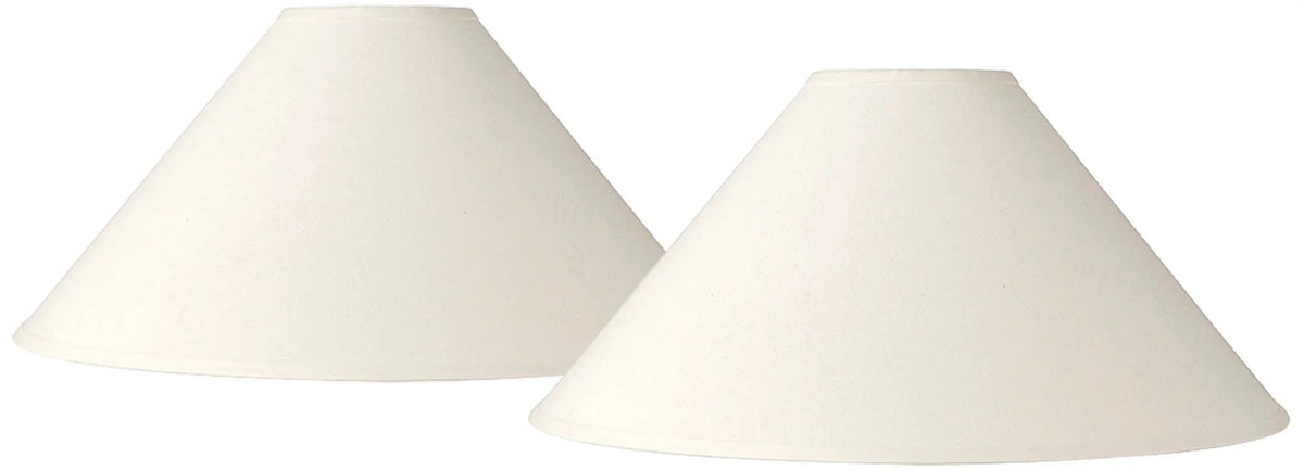 Slant x Large Lamp Bottom of Finial Replacement 23" Ivory Harp and 6" x 2 Top Fitting Set Chimney Springcrest Shades Spider 13.5"