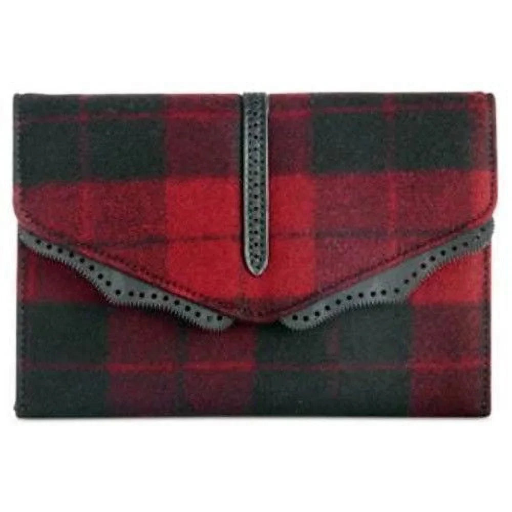 Womens Wool Hudson Danielle Crossbody Handbag Plaid Nicole