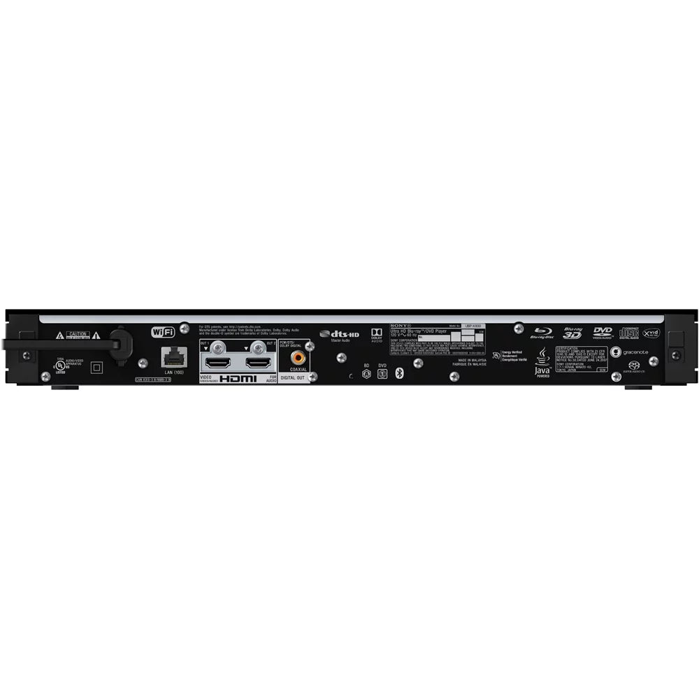 Accessories 2.4GHz Cable Res Ultra with Bundle HDMI - and 4K Hi Includes, Lens Smart w/ UBP-X800 Cleaner HD Players Blu-Ray Player for Wireless DVD/CD + Laser Touchpad, Backlit Keyboard 6ft