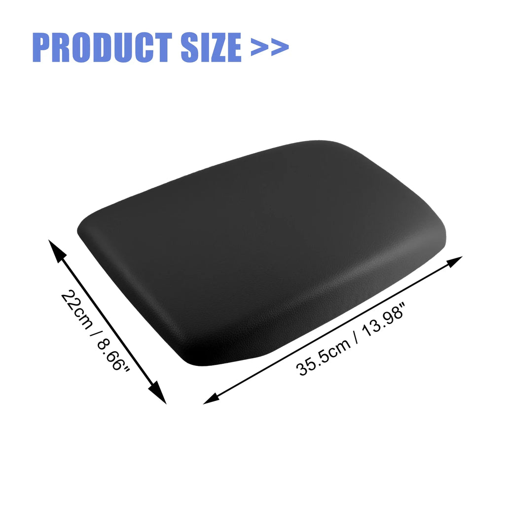 for Console Box Cover Seat Highlander Black Protector Center Armrest Leather Faux 2009-2014 Car