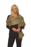 Scarf/Wool/Silk (Olive Shawl/Shawls/Scarf/Scarves/Wrap/Stole/Muffler/Cape/Ruana/Blanket/Throw/Pashmina Regular Shawl/Cashmere Shawl) Green