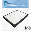 5-Pack Air Compatible for with - Blueair Filter 200 & Air Purifier 205C Blueair Replacement 300 Filter