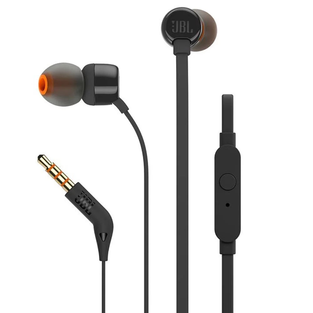 JBL Ear JBL Speaker Waterproof (Blue) 4 in T110 with Portable Bluetooth Clip Headphones
