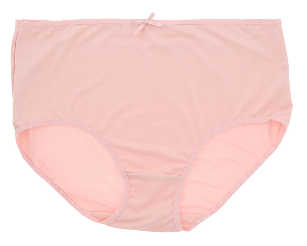 (5Pr) Classic Brief High Plus Dots) Rise Intimates Delta (X-Large, Pink Burke Sexy Floral Panties dimension Women's