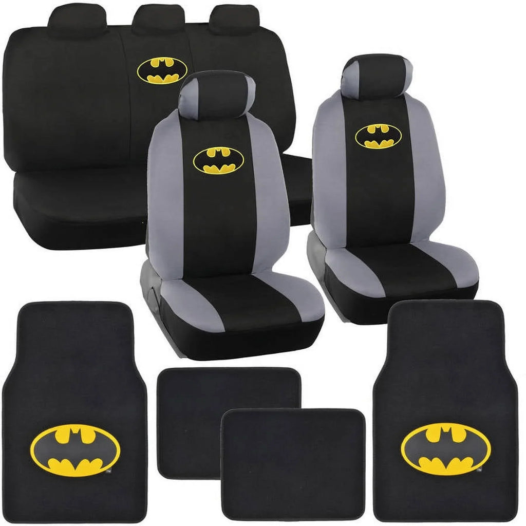 Gift Full BDK with Car Seat Holiday Covers Accessories Batman Mats Auto Set Floor Set,