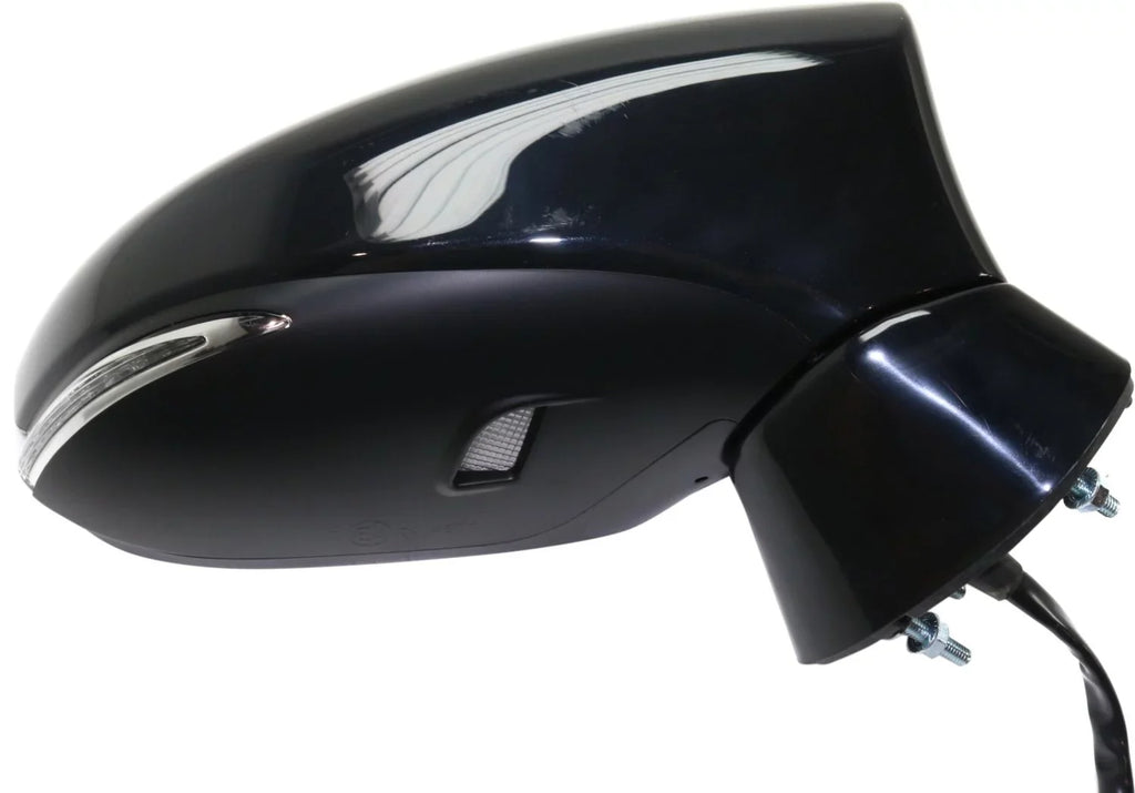 Compatible Mirror Kool-Vue CT200h Black Side Heated Lexus Light Passenger Textured In-housing Right With 2014-2017 Signal