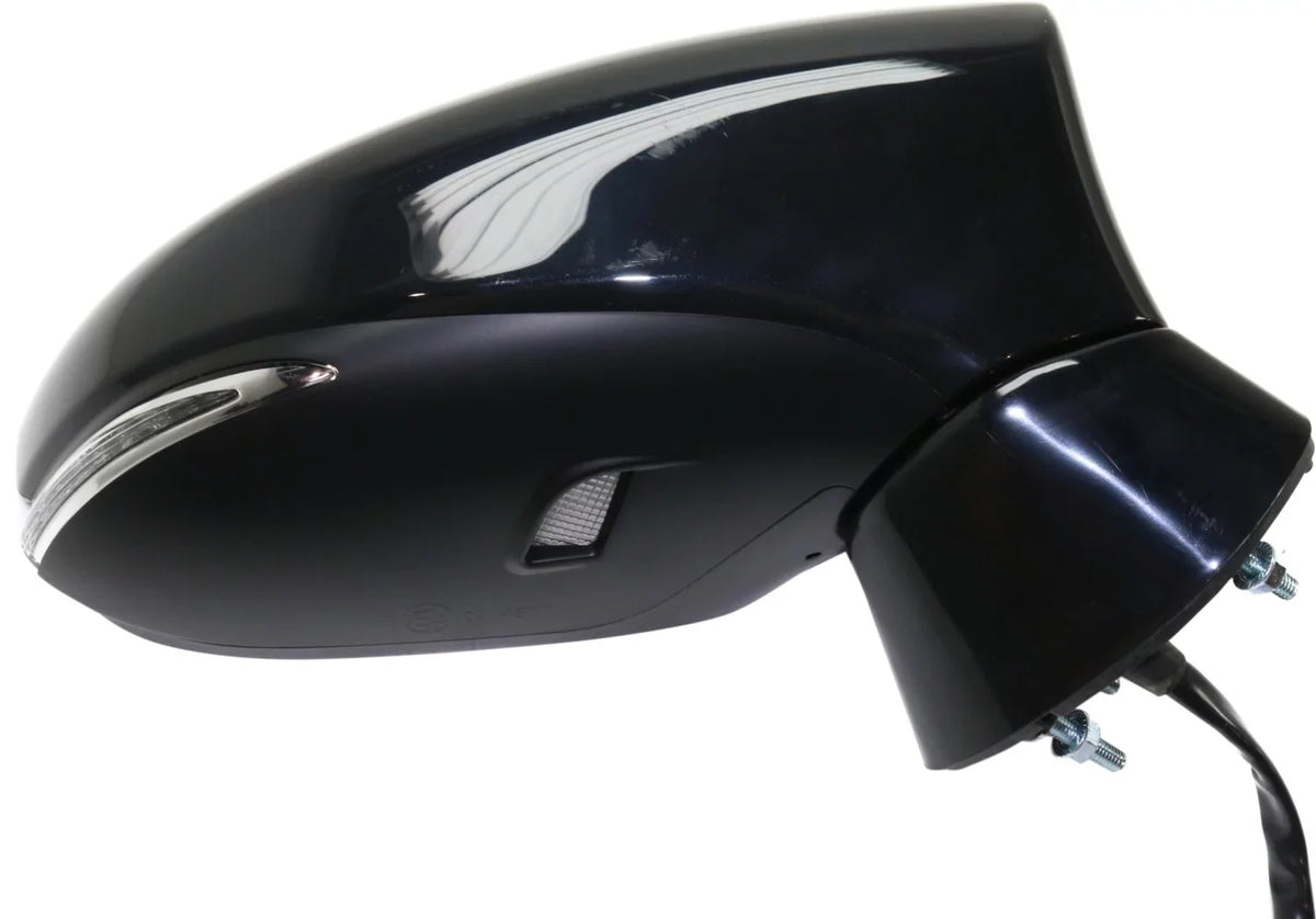 Compatible Mirror Kool-Vue CT200h Black Side Heated Lexus Light Passenger Textured In-housing Right With 2014-2017 Signal