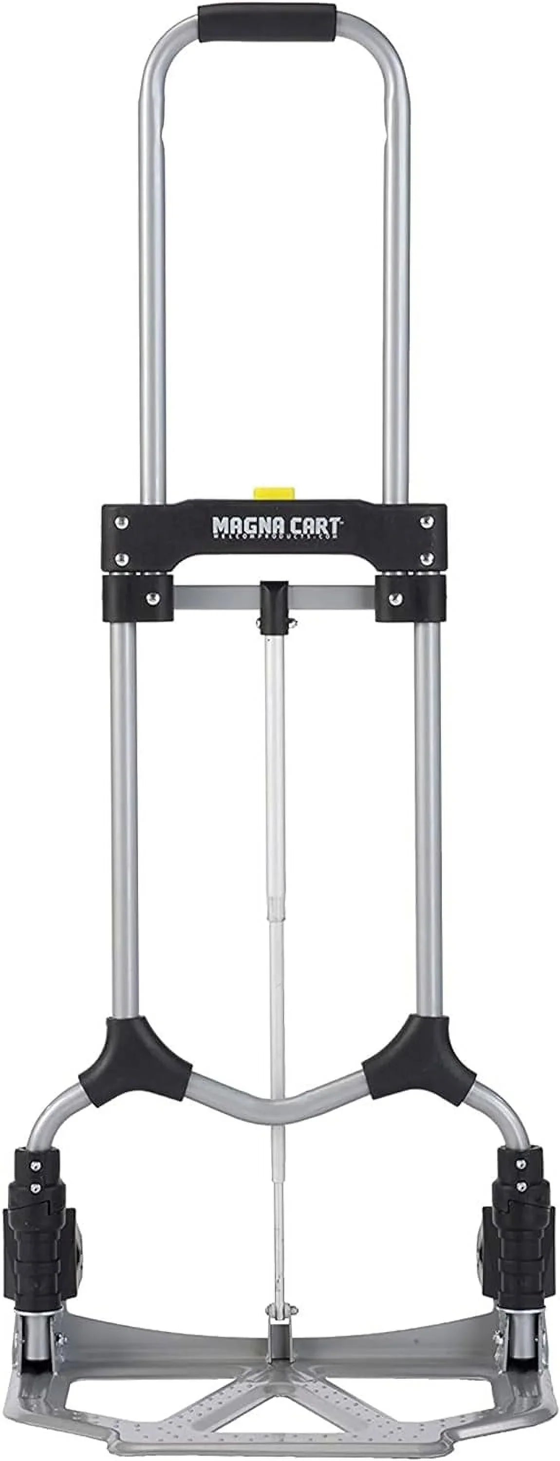 Hand 160Lb Handle, Luggage Truck MCI Cart Pack) (2 Folding Silver/Black Personal W/Telescoping Steel Capacity