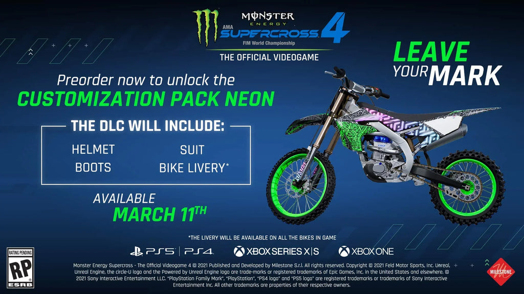 PlayStation 5 Energy Monster 4, THQ-Nordic, Supercross