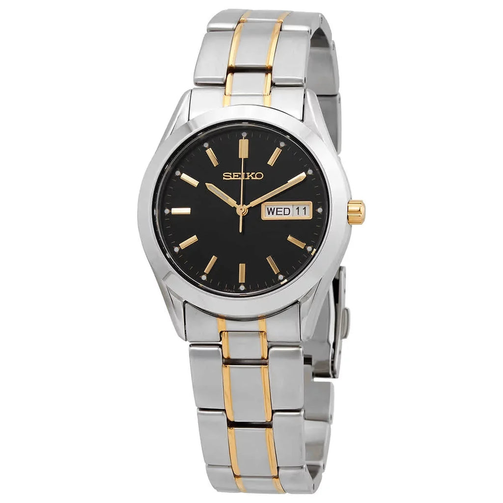 Essentials Quartz Dial Watch Seiko Black Men's SUR363