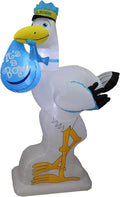 Blue Garden Boy For Announcement Indoor Party Home Lights Lighted Decoration Tall Celebration Foot Baby LED exterior Yard Baby Stork Lawn A Inflatable Prop Delivery Special 6 Shower It's Blowup