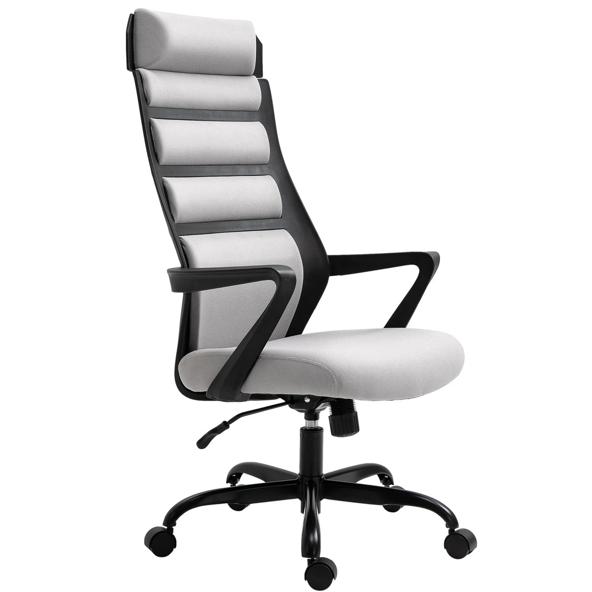& with Grey Adjustable Swivel Chair Capacity, 275 26.75 in Executive lb. Height, Vinsetto