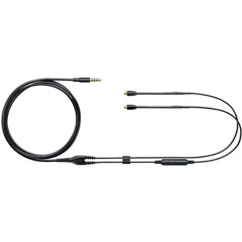 & Mic Shure Isolating Over-the-Ear SE215 Clear 3.5mm Cable Earphones with iOS/Android Stereo Sound Universal Remote for Devices,