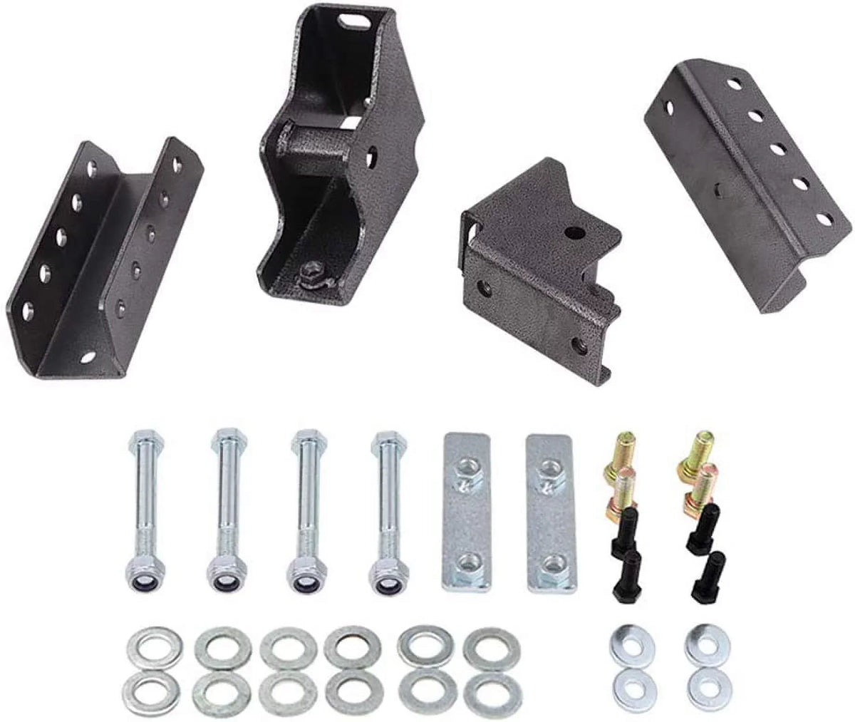 1984-2001 Cherokee Jeep XJ Shackle ELITEWILL Kit Fit Rear for Relocation 1117 | 1.5"