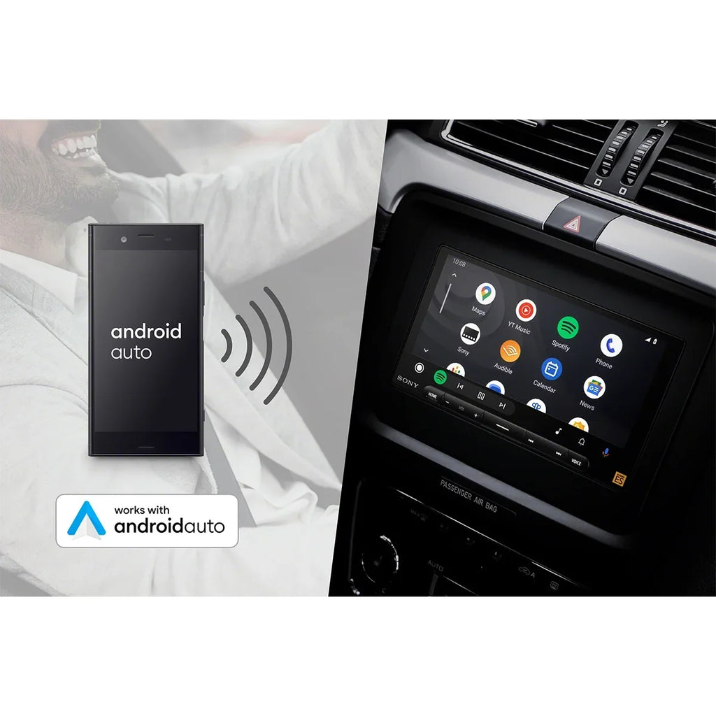 Media Auto CarPlay Android XAV-9000ES Receiver with ES High-Resolution Mobile Wireless Mobile and 6.75"