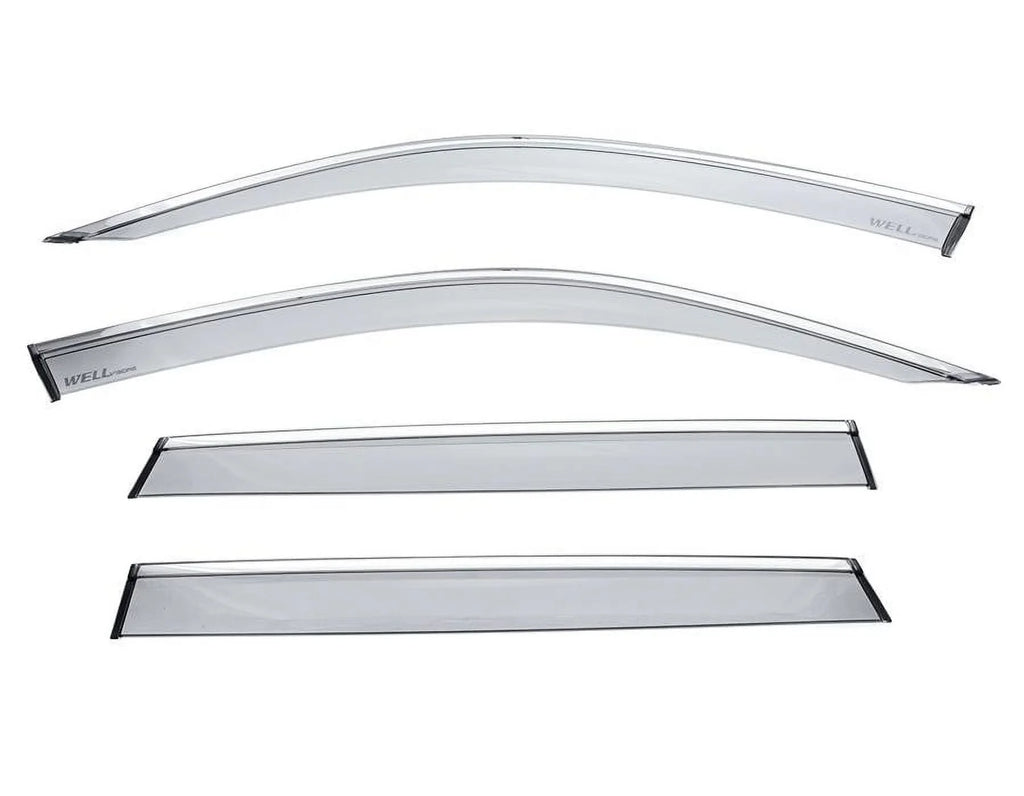 Visors With Trim 2019 Guard G05 Deflectors X5 Wind 2024 2021 2023 2022 for / Rain 2020 Wellvisors Side Window 3-847BM015 Chrome