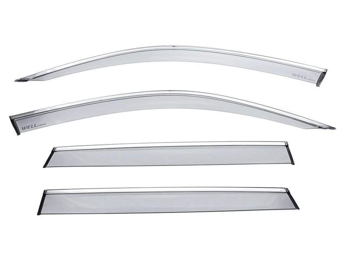 Visors With Trim 2019 Guard G05 Deflectors X5 Wind 2024 2021 2023 2022 for / Rain 2020 Wellvisors Side Window 3-847BM015 Chrome