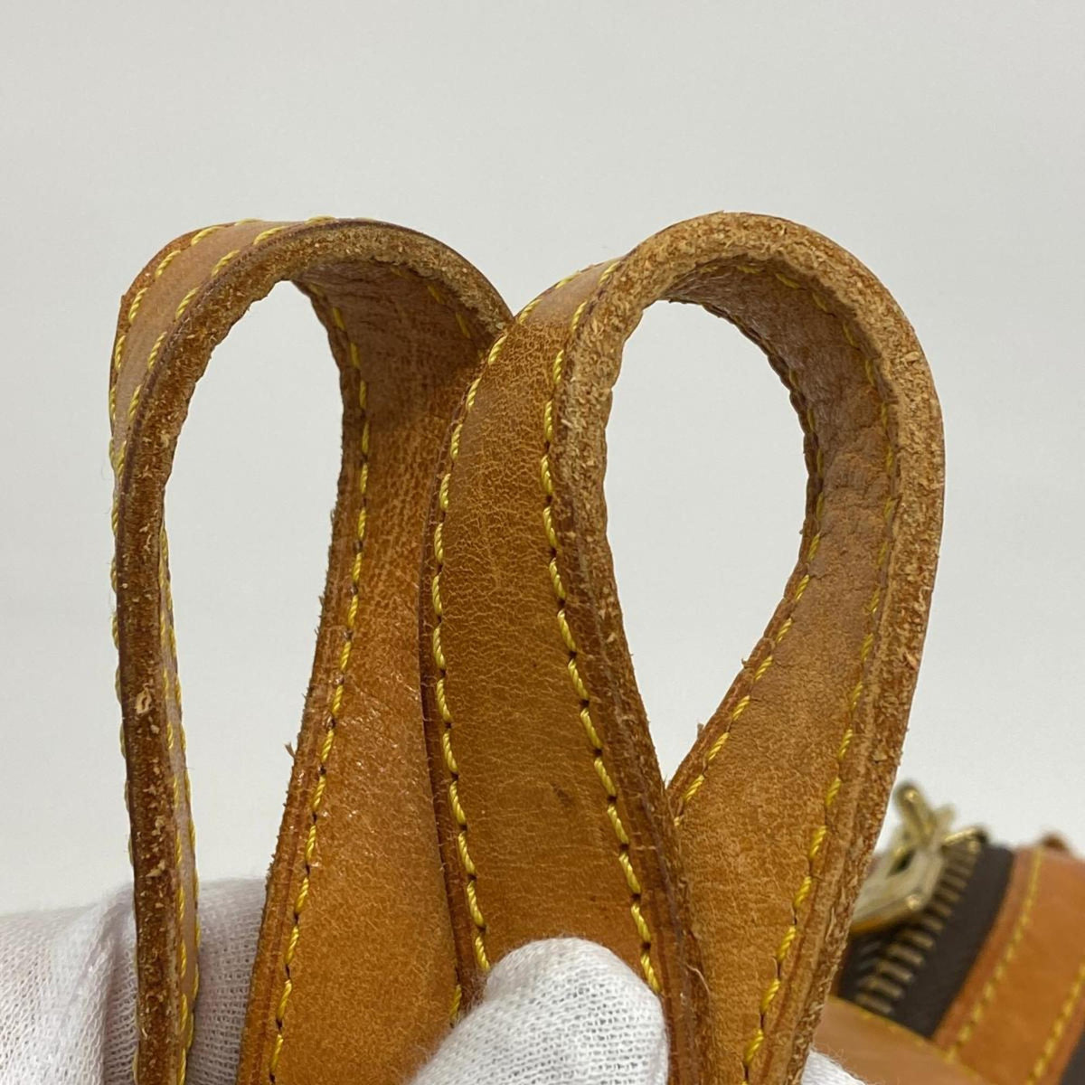 Women's Brown Saxe Men's Boston M41626 (Good) 35 Pre-Owned Souple Bag Monogram