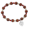 in. 8 Red Bracelet BR343 Holy with Boxed Stretch mm Spirit Mcvan 7.5