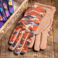 Burch Suede Embracing Horses Laurel Gloves