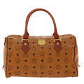 MCM Canvas Travel Visetos Bag (Pre-Owned) Brown