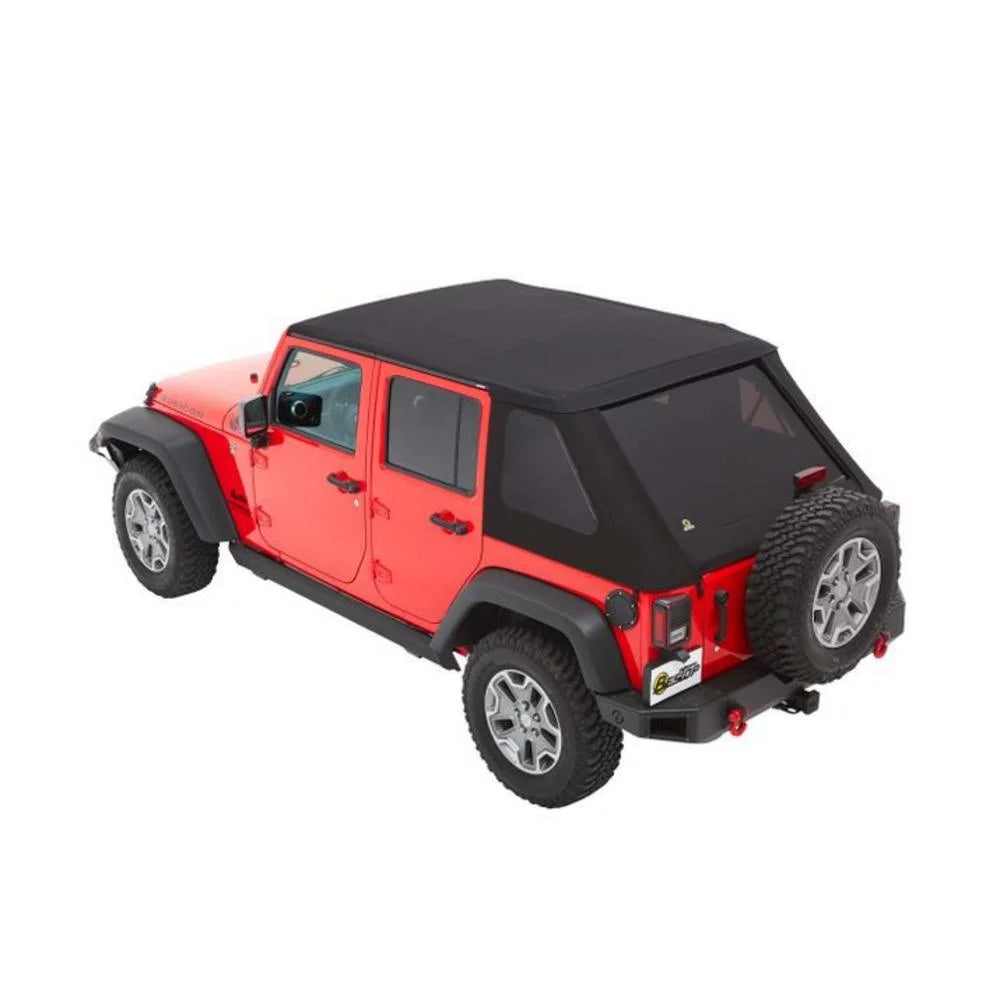 for (56863-17) Current, Model Twill Wrangler a JL, 2018 Trektop Bestop 4-Door Jeep to Black Years