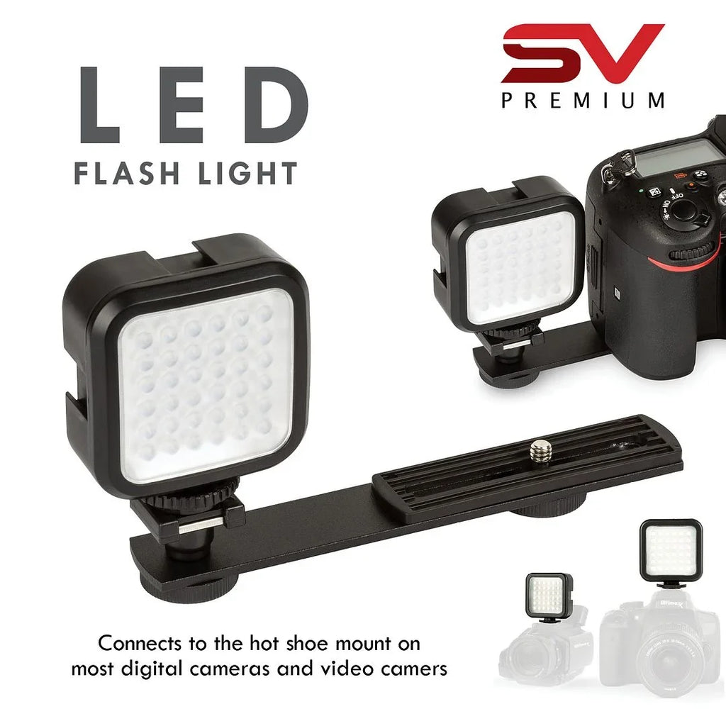EOS 2 SV Mirrorless + 32GB with Canon Only) Memory Flash SanDisk Card Case (Body R7 Accessory Bundle + Premium Camera Pack + LED