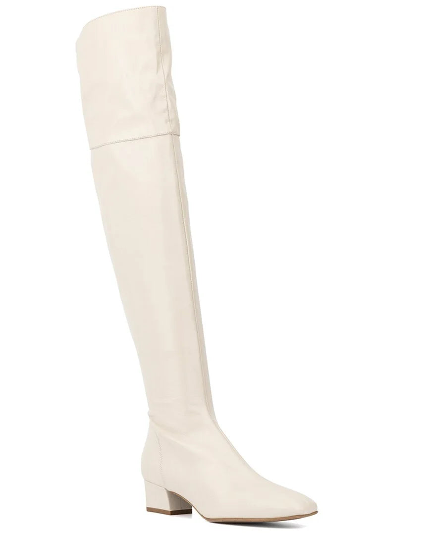 Weatherproof Aquatalia White Boots, 10.5, Leather Sancia