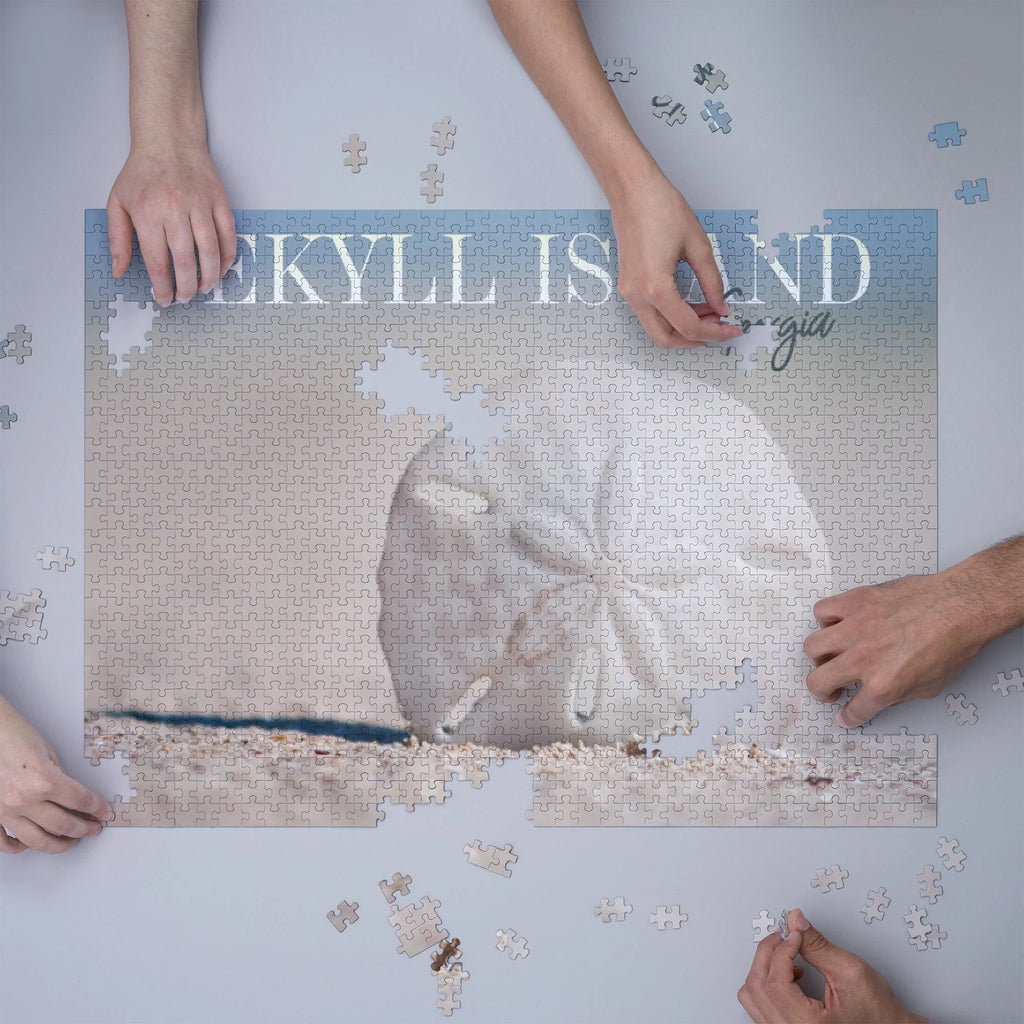 Dollar Puzzle, Jigsaw Challenging Island, Sand dimension Family, on USA) Georgia, 19x27, Made (1000 for in and Puzzle Adults Beach Piece Jekyll