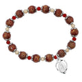 mm Boxed 8 BR345 in. Stretch Miraculous Bracelet Mcvan 7.5 Red with