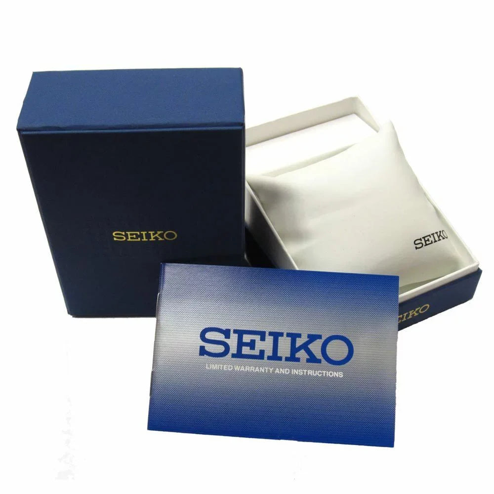 Leather Brushed Women's Silver-Tone Dial Seiko #SXDF93 Watch