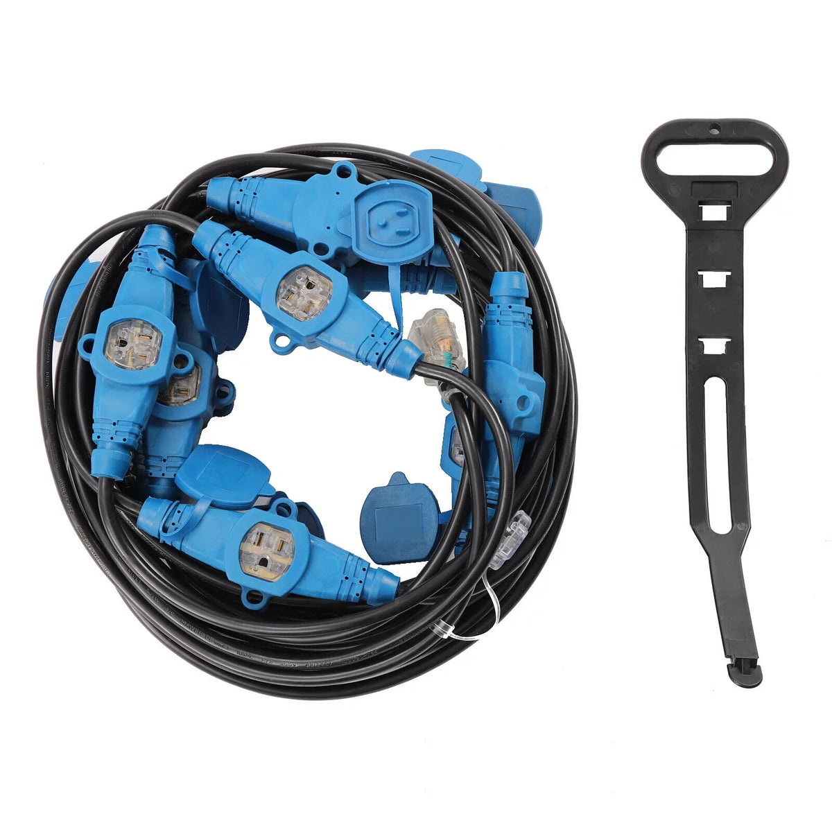 Extension Gauge Eleven 50 Power Feet Cable 50FT Outlet exterior Cord, 12 Multiple
