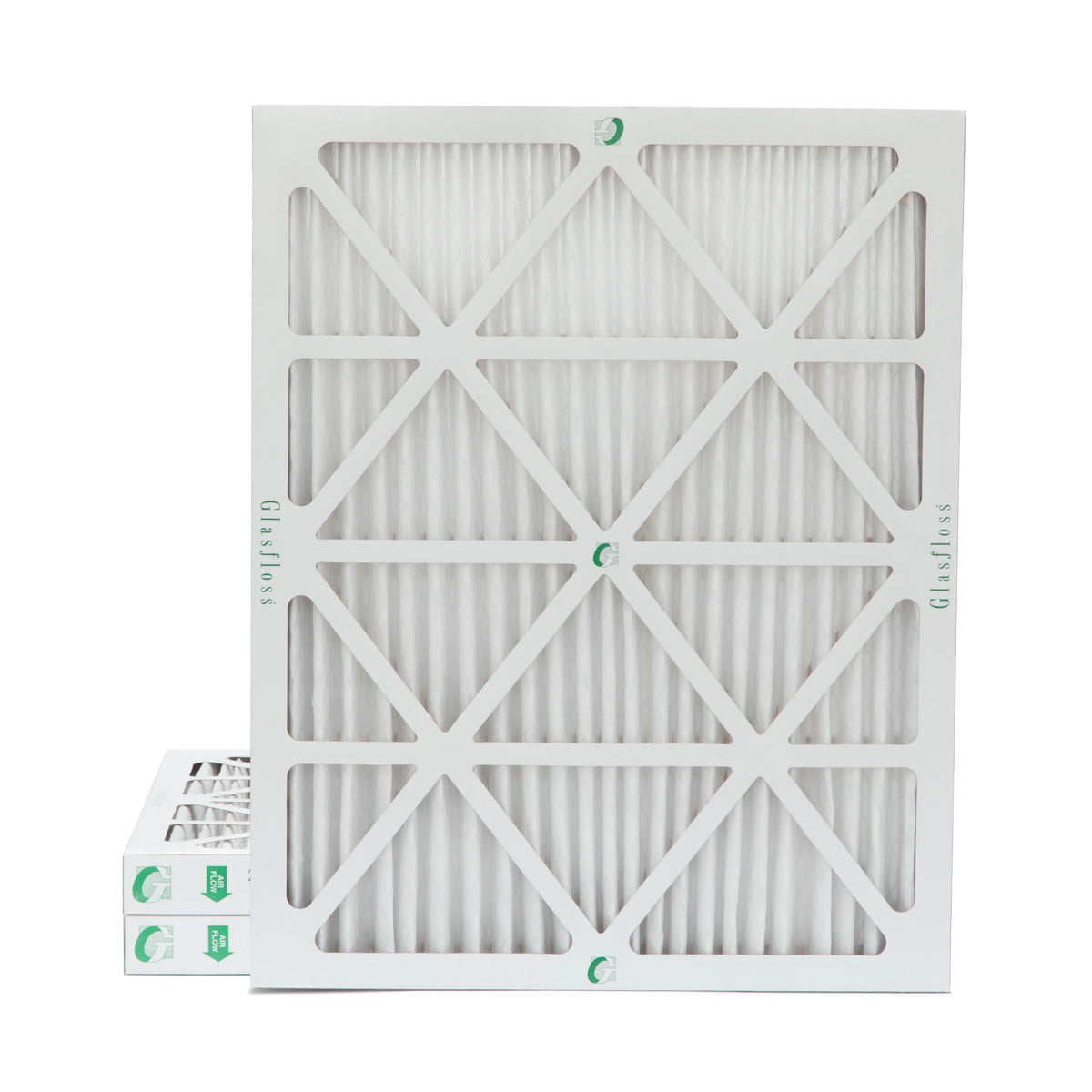 19-1/2 x 17-1/2 Pack by 18x20x2 Glasfloss. Air MERV dimension: Actual 3 Pleated of Inch Filters 1-3/4 13 2" x