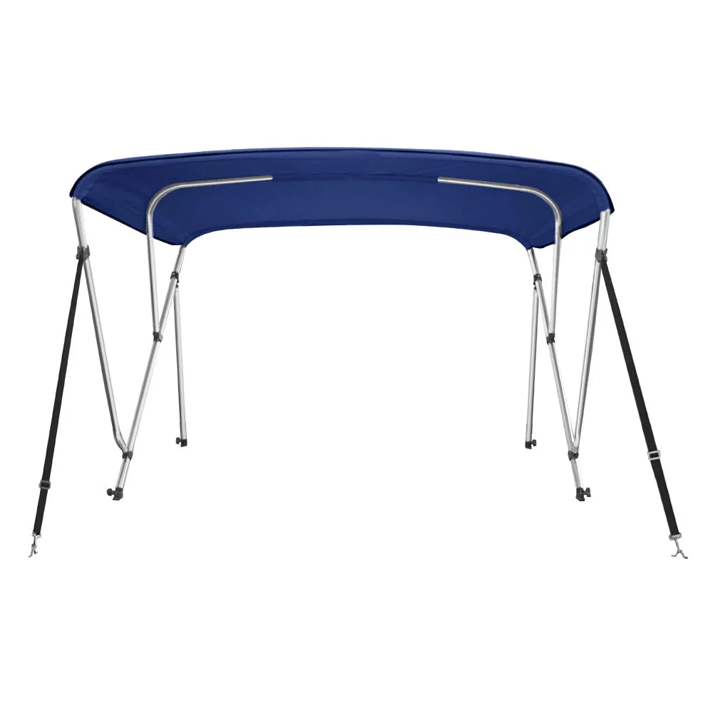 Blue L Boat Cover 6' Bimini Bow Navy 3 79”-84” W Top High New 46" x