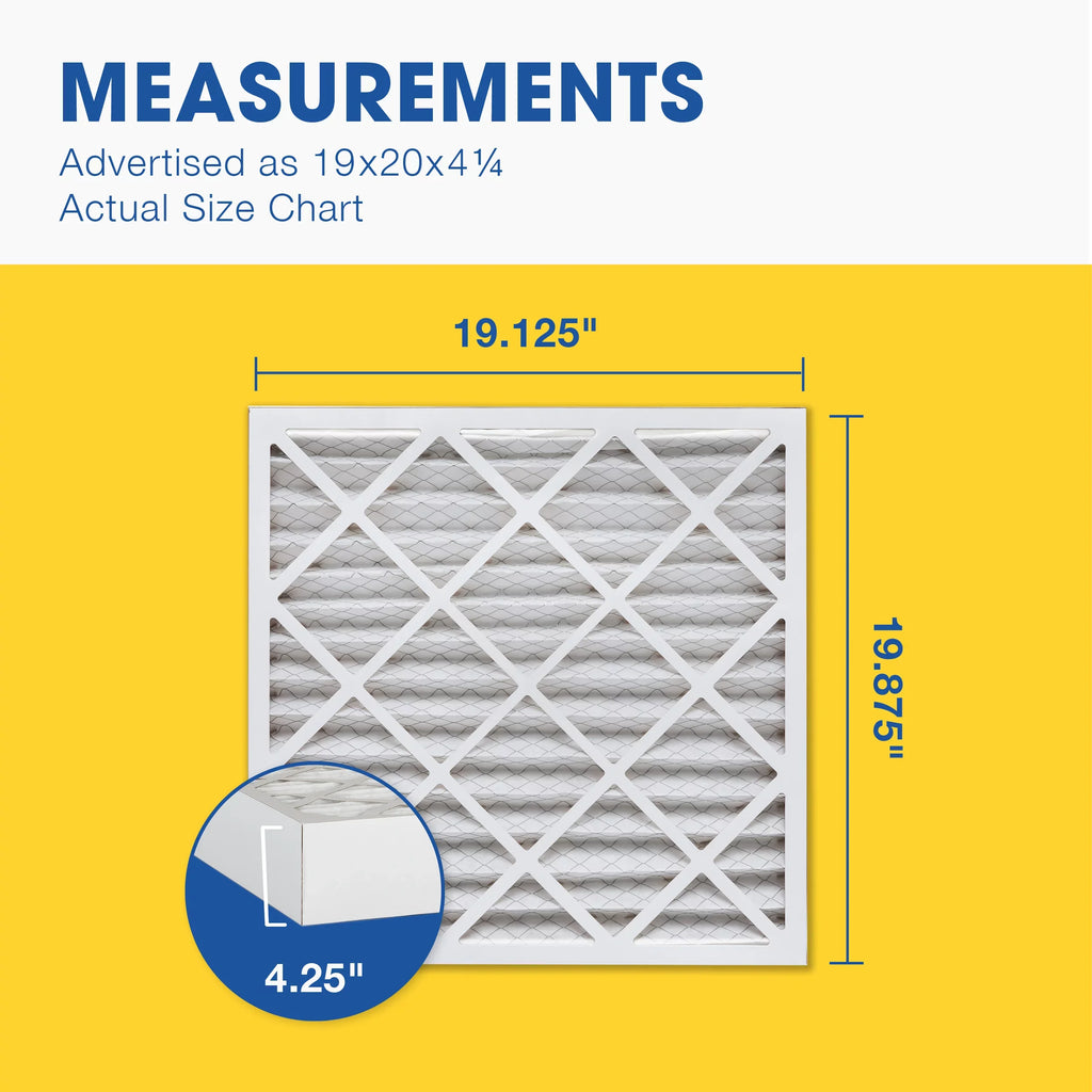 Pack Aerostar Air Filter, 11 Pleated Air Filter, MERV AC 19x20x4 Furnace 2