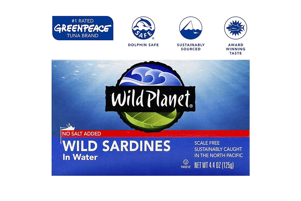 liquid Case Of In - Sardines Wild - Oz. 4.375 Planet 12