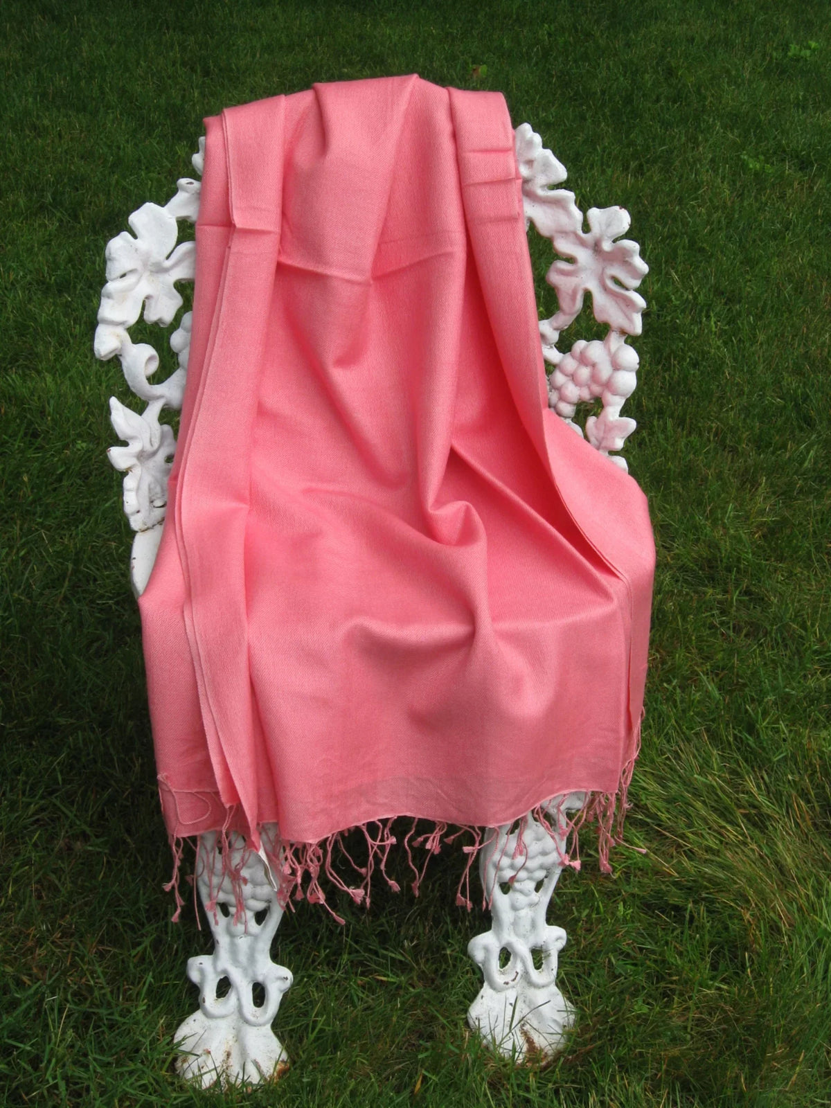 Scarf/Wool/Silk Scarf/Pashmina (Light Scarf/Scarves/Shawl/Shawls/Stole/Wrap/Pashmina Coral) Shawl/Cashmere/Cashmere