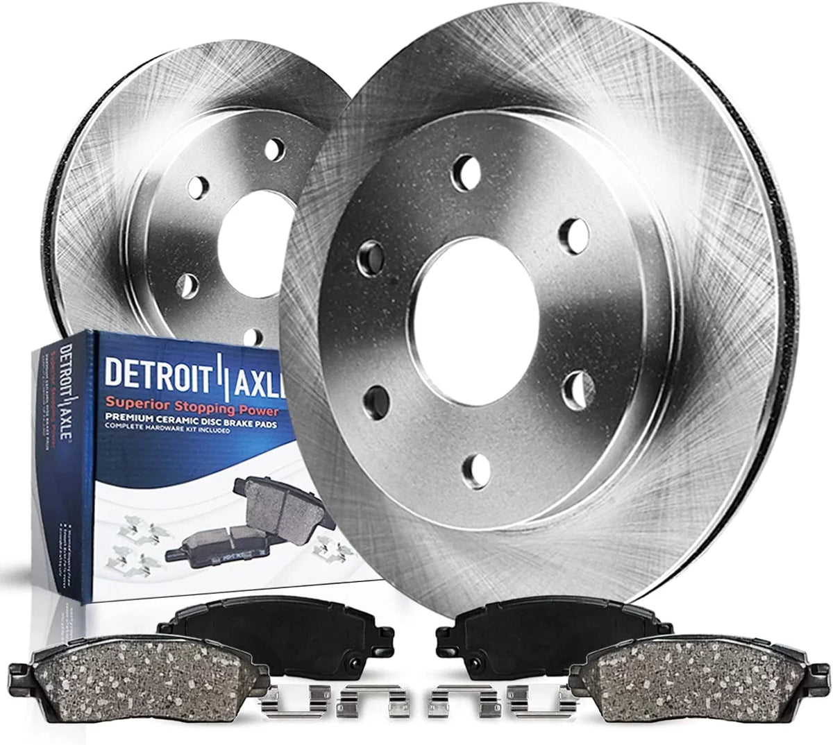 12" Sierra Rotor Silverado Axle Brake Pads Cadillac : EXT Avalanche Kit - Model] XL for 1500 Tahoe Brake [4-Wheel Detroit ESV Yukon Rotors Disc Chevy Disc Brakes - Front Escalade GMC Ceramic