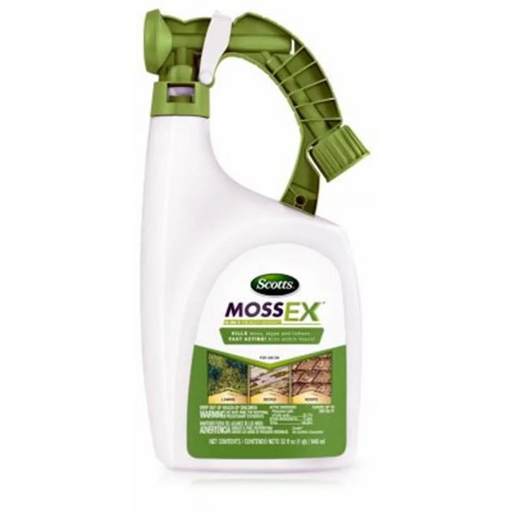 MossEx Lichens 3300210 Algae 12 32-oz. Killer, Spray Moss, Ortho & Quantity -
