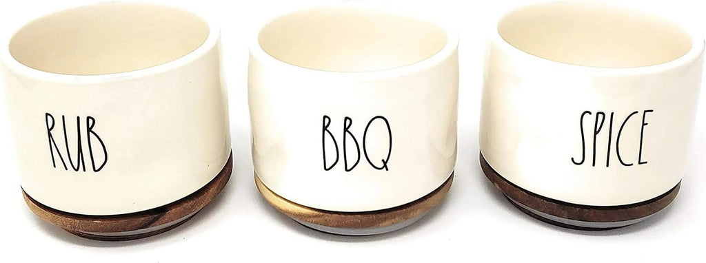 RUB BBQ, Set Rae Dunn Canister SPICE,