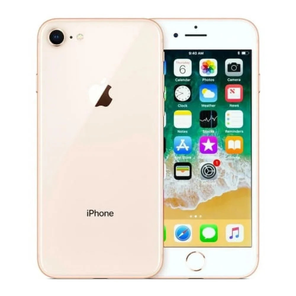 Smartphone AT&T 256GB GSM T-Mobile (Refurbished) iPhone 8 Gold Restored Unlocked Factory -